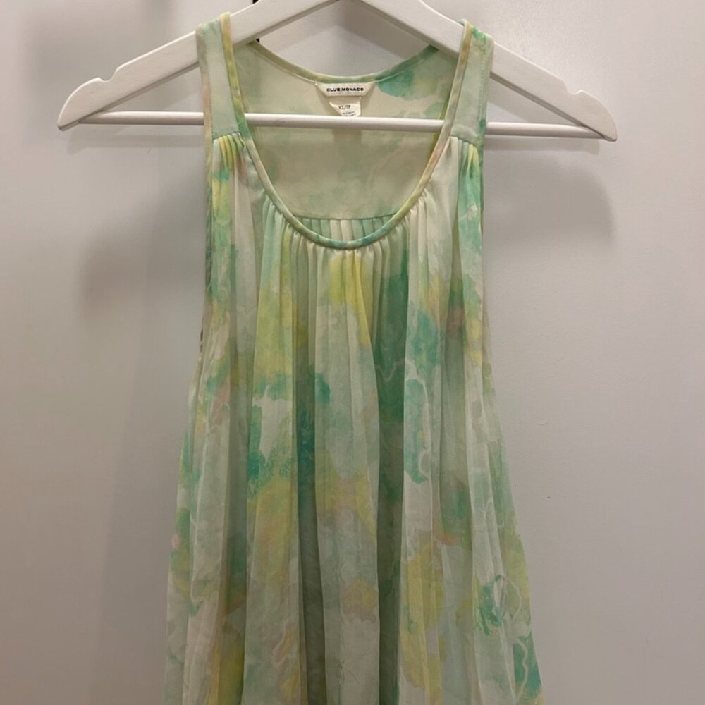 Club Monaco pleated top